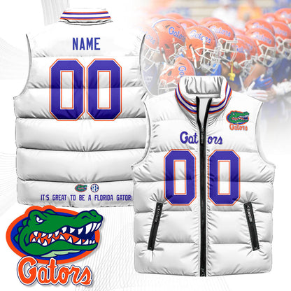 Custom Florida Gators Unisex Puffer Vest