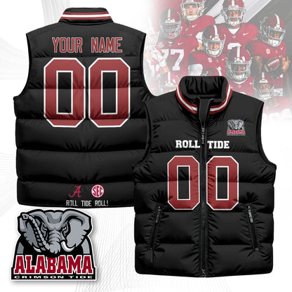 Alabama Crimson Tide Unisex Puffer Vest