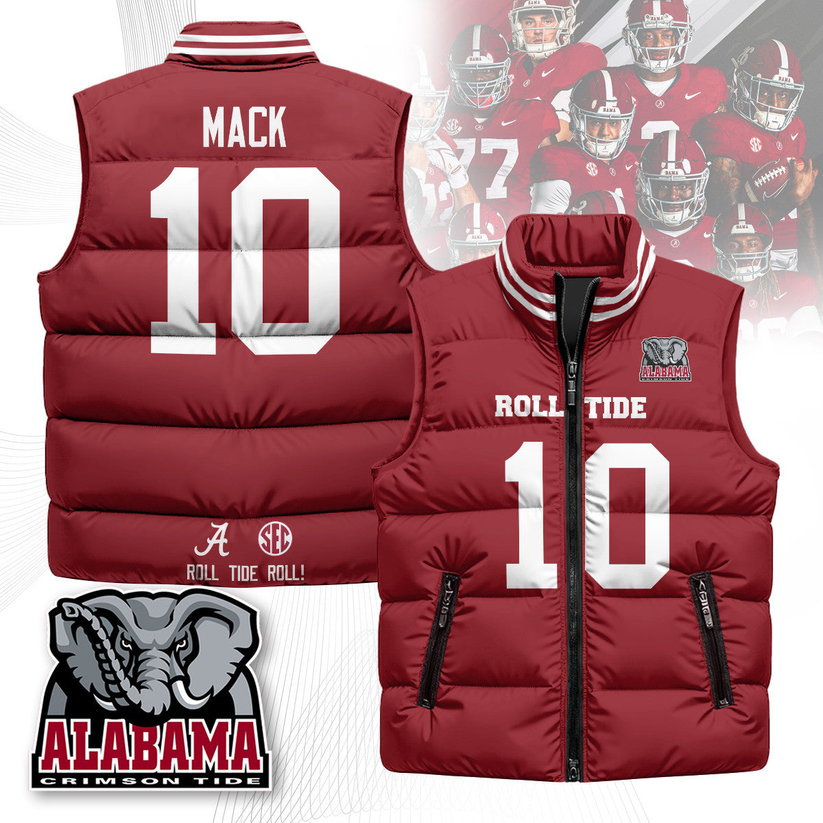 BAMA Unisex Puffer Vest