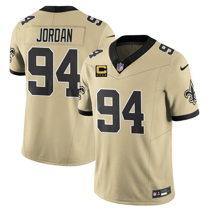 NO Golds Alternate Patch "C" Vapor Limited Jersey - All Stitched