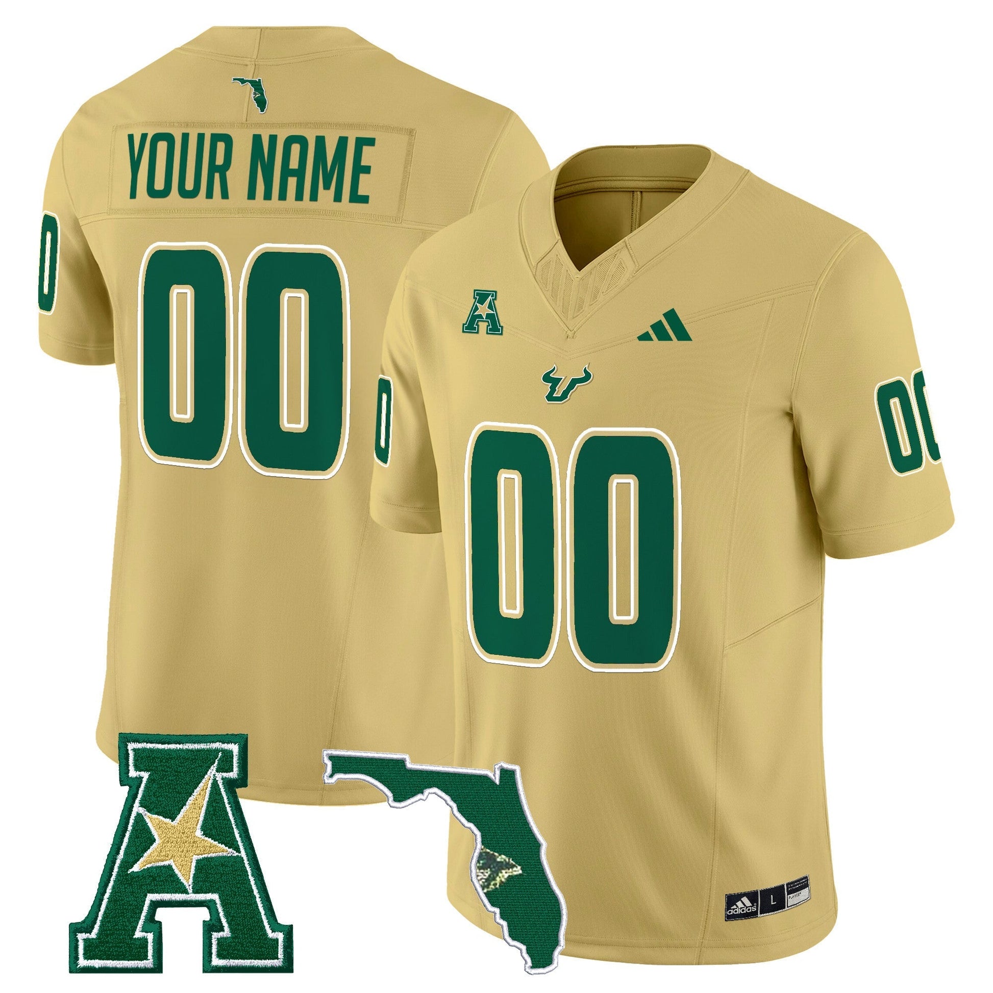 South Florida Bulls 2025 Vapor Limited Custom Jersey - All Stitched