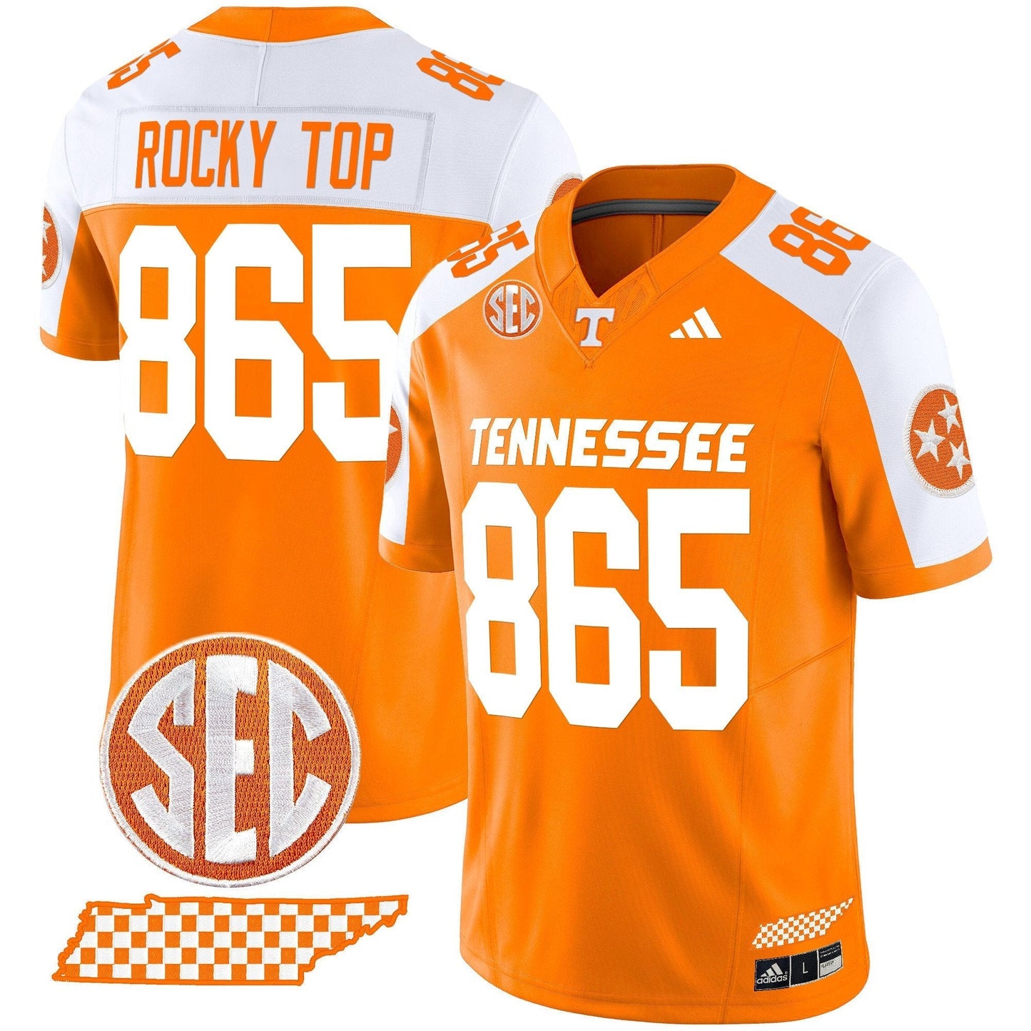 Men's Tennessee Volunteers 'Rebrand 2026' Checkerboard Vapor Limited Jersey - All Stitched