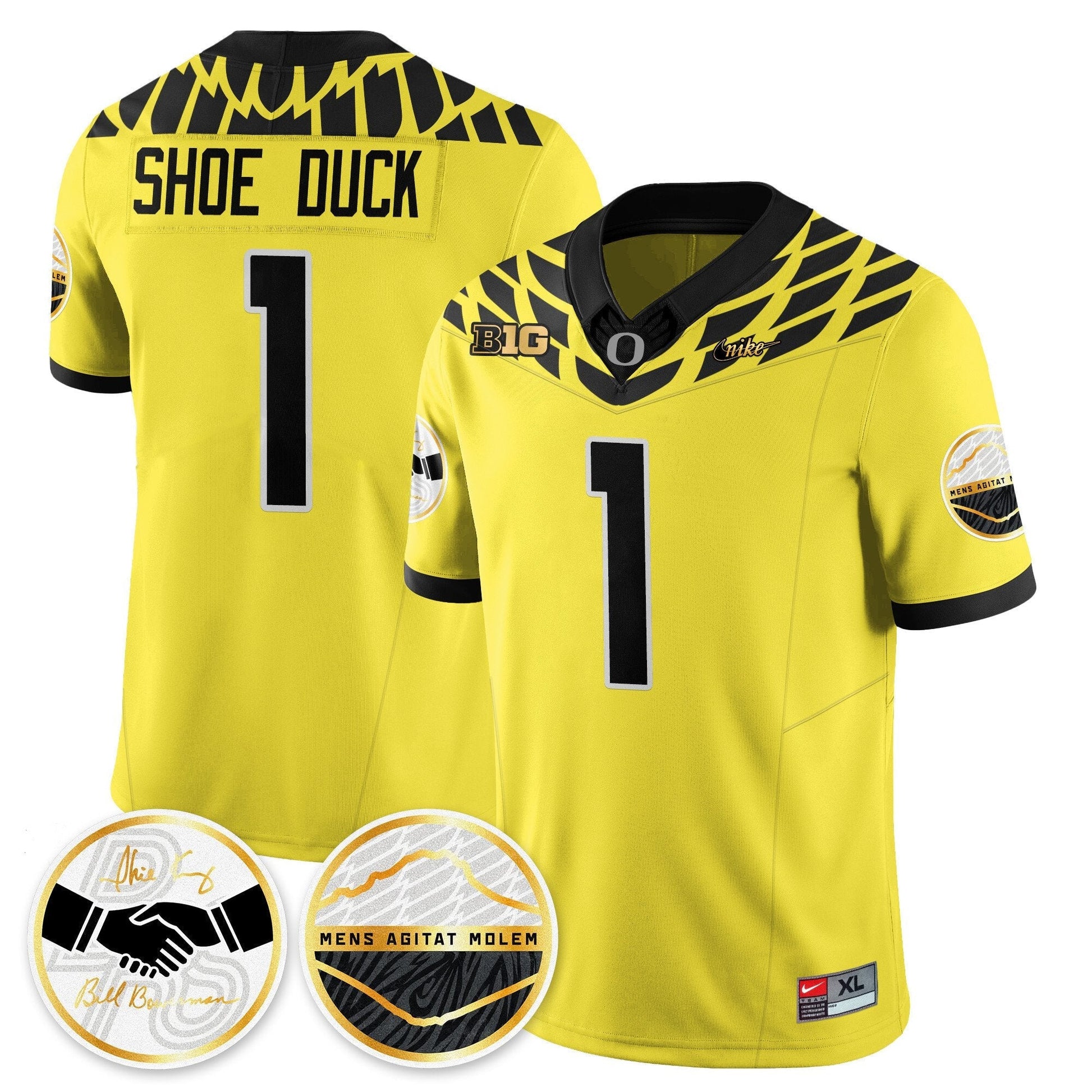 Oregon Ducks 2025 "Shoe Duck" Jersey - All Stitched