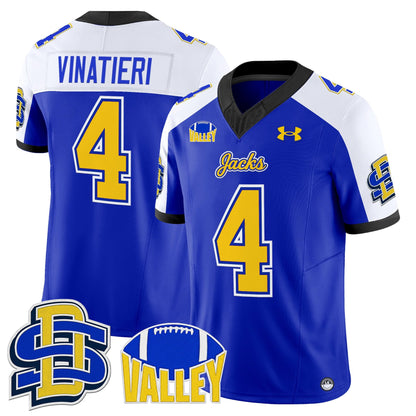 Men's South Dakota State Jackrabbits 2025 Vapor Limited Jersey - All Stitched