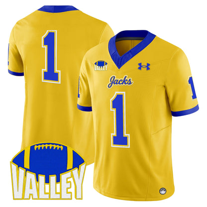 Men's South Dakota State Jackrabbits 2025 Vapor Limited Jersey - All Stitched