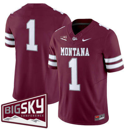 Men's Montana Grizzlies 2025 Vapor Limited Jersey - All Stitched