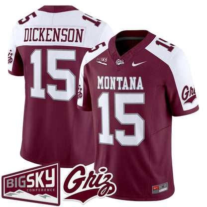 Men's Montana Grizzlies 2025 Vapor Limited Jersey - All Stitched