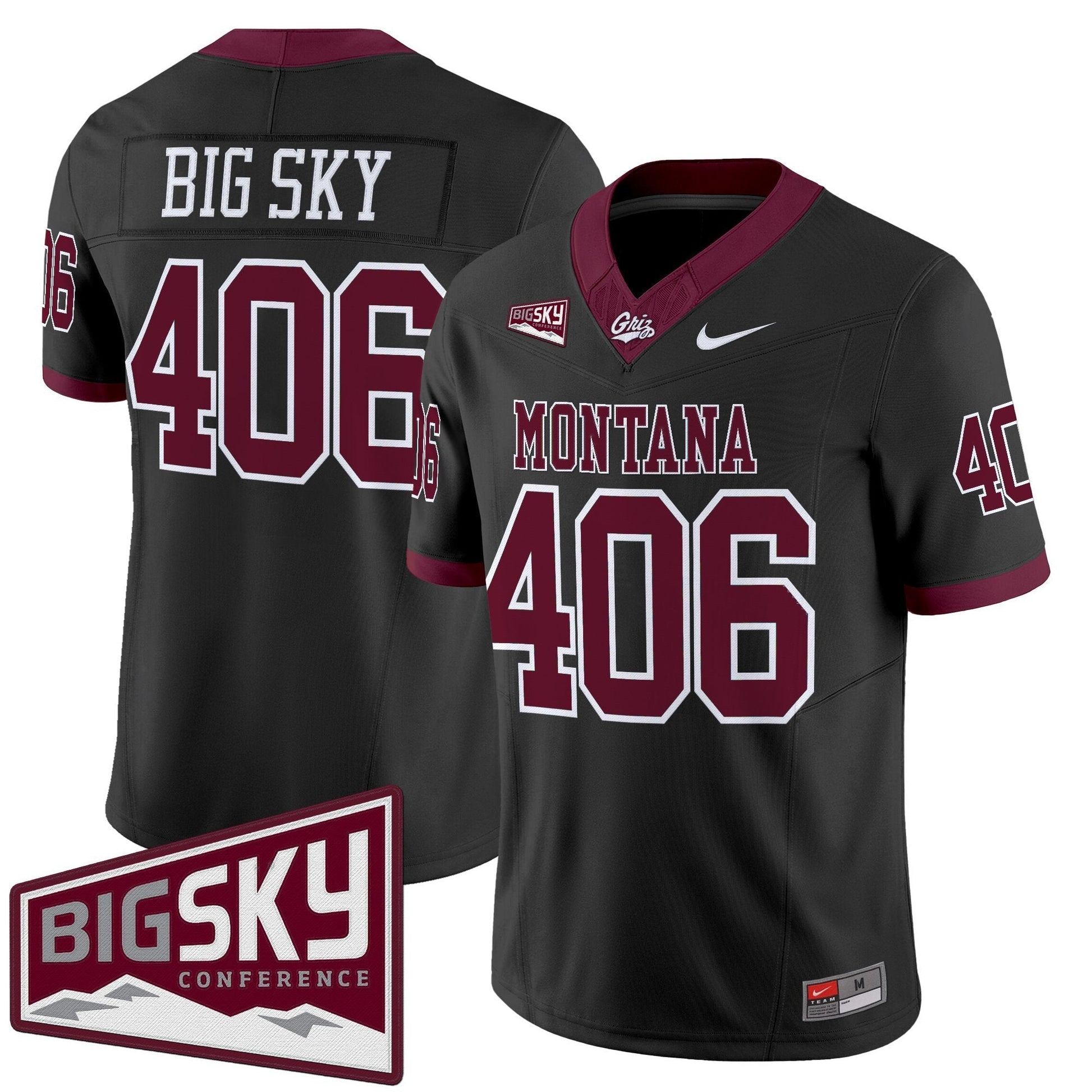 Men's Montana Grizzlies 2025 Vapor Limited Jersey - All Stitched