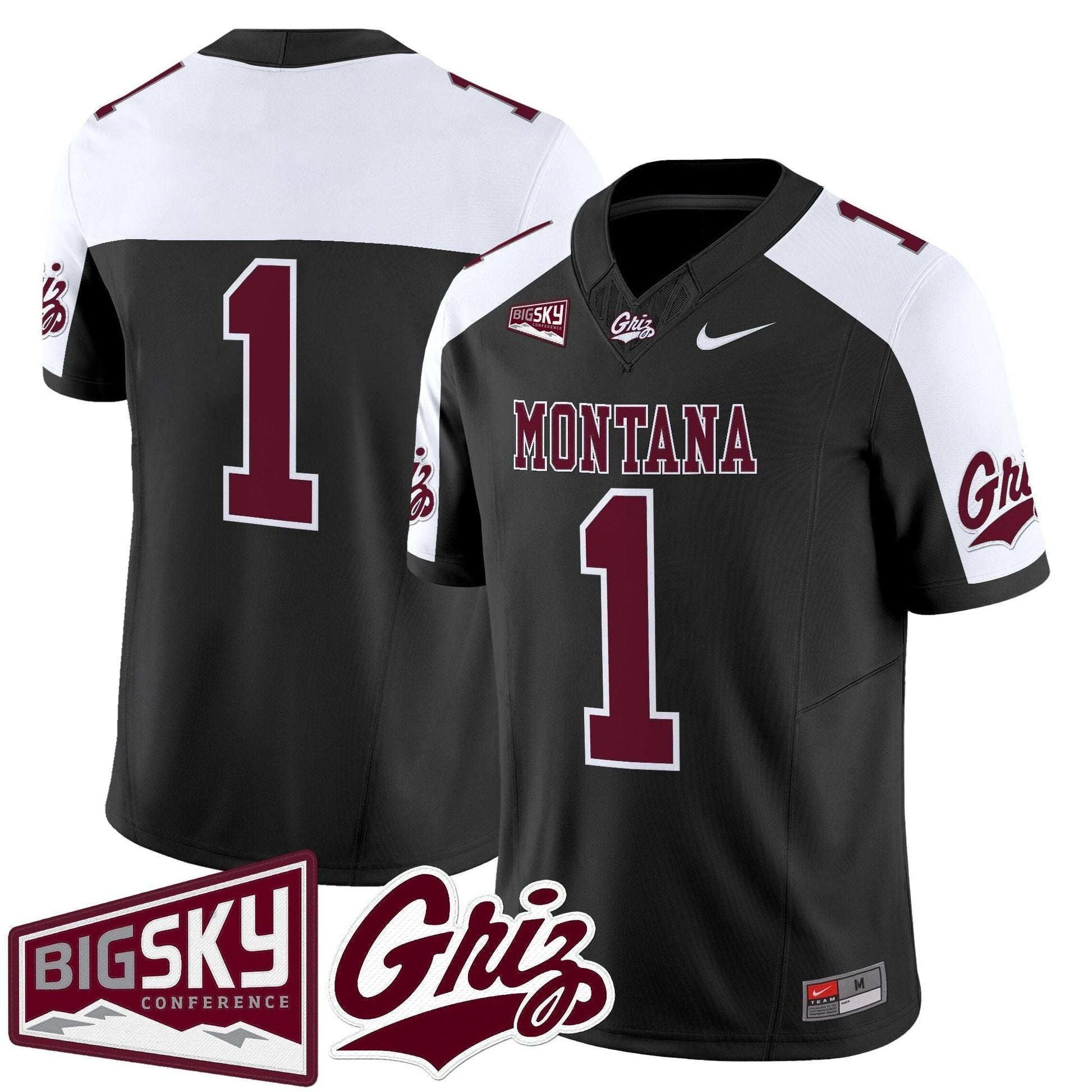 Men's Montana Grizzlies 2025 Vapor Limited Jersey - All Stitched