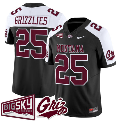 Men's Montana Grizzlies 2025 Vapor Limited Jersey - All Stitched