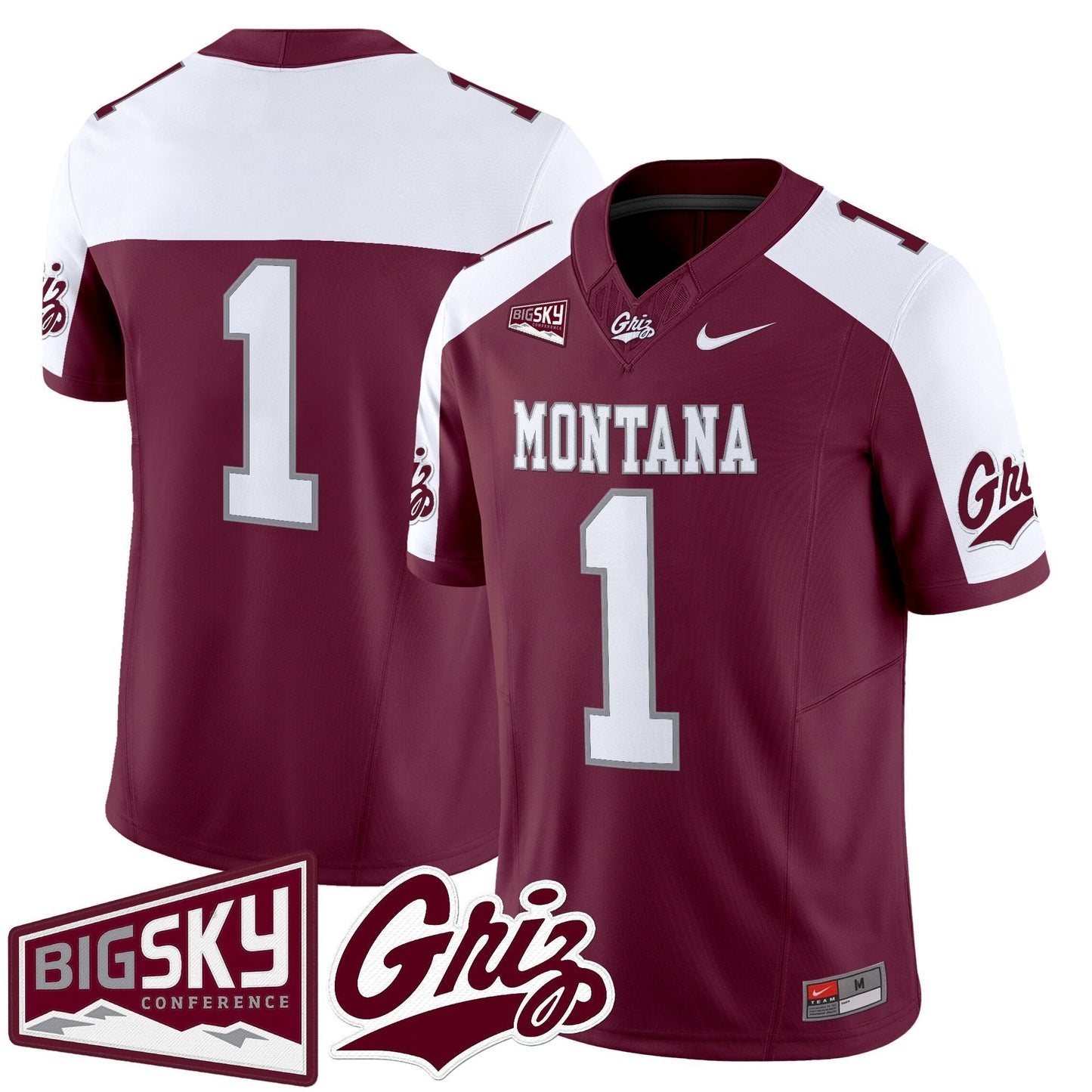 Men's Montana Grizzlies 2025 Vapor Limited Jersey - All Stitched