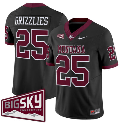 Men's Montana Grizzlies 2025 Vapor Limited Jersey - All Stitched