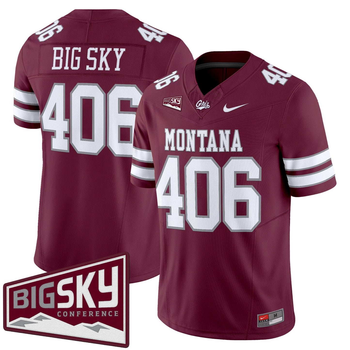 Men's Montana Grizzlies 2025 Vapor Limited Jersey - All Stitched