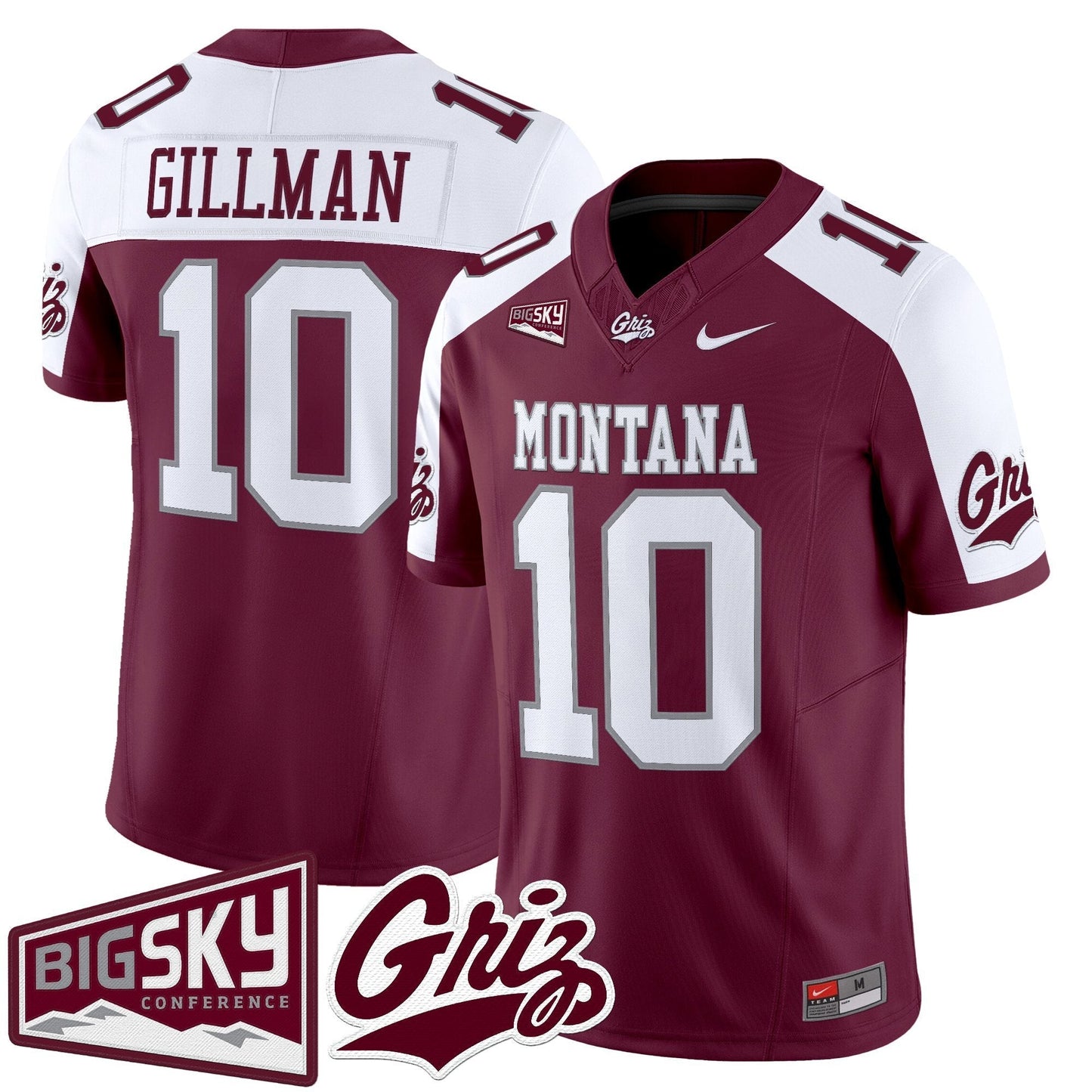 Men's Montana Grizzlies 2025 Vapor Limited Jersey - All Stitched