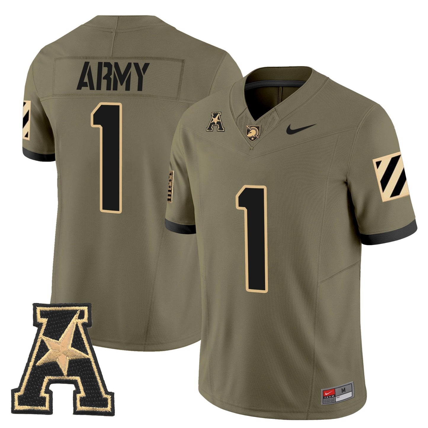 Men's Army Black Knights 2025 Vapor Limited Jersey - All Stitched