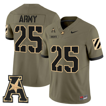 Men's Army Black Knights 2025 Vapor Limited Jersey - All Stitched