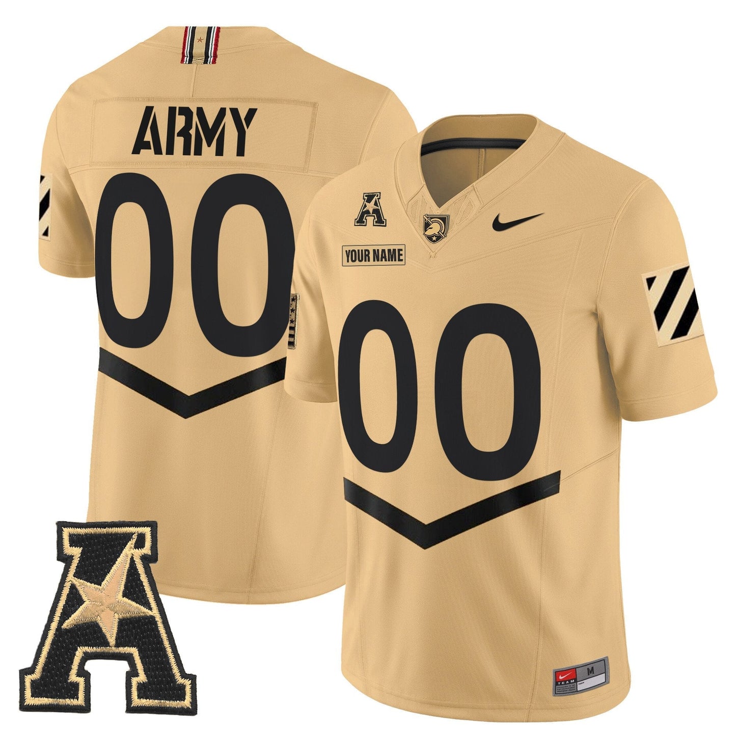 Army Black Knights 2025 Vapor Limited Custom Jersey - All Stitched