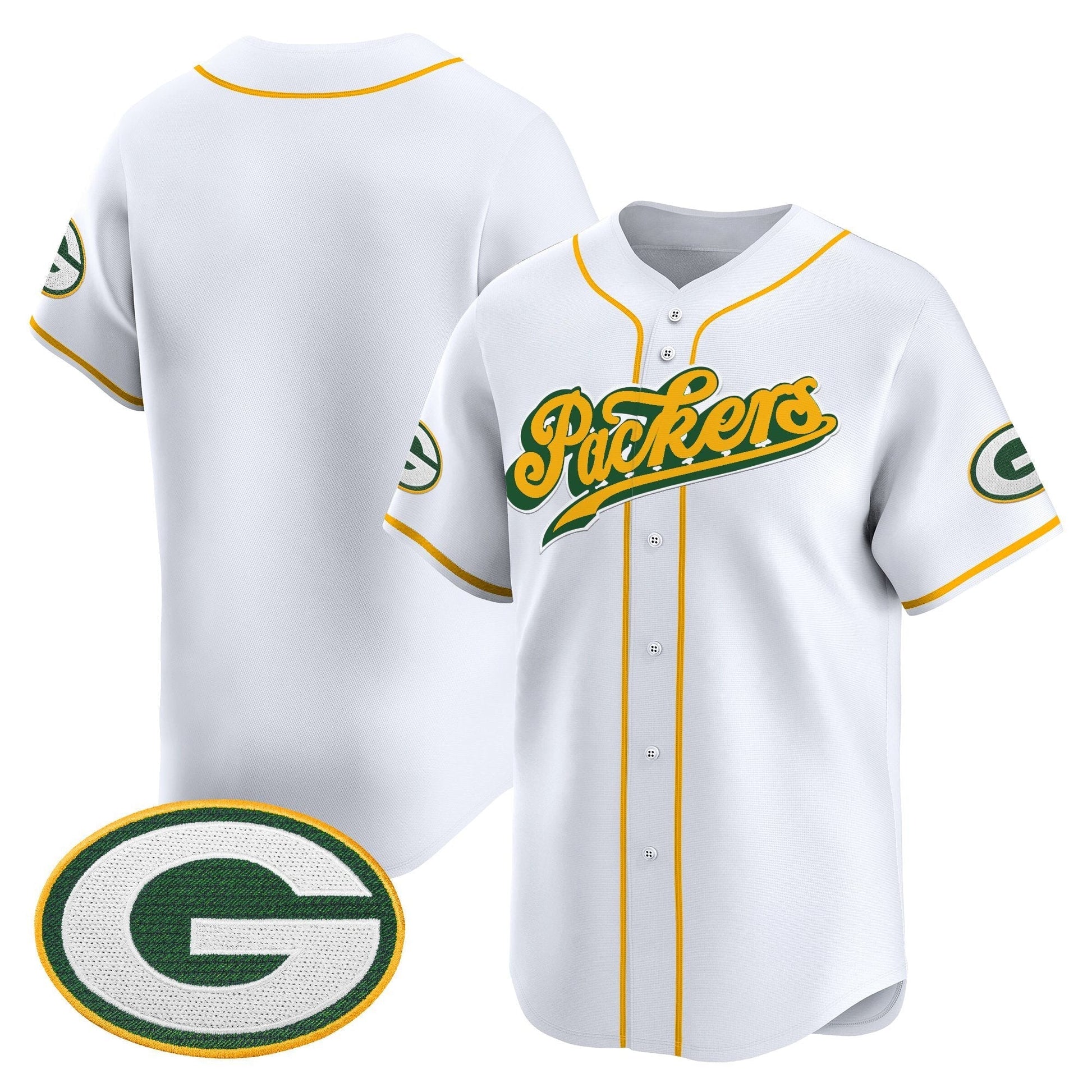 Men's Green Bay Packers 2025 Vapor Baseball Jersey V2 - All Stitched