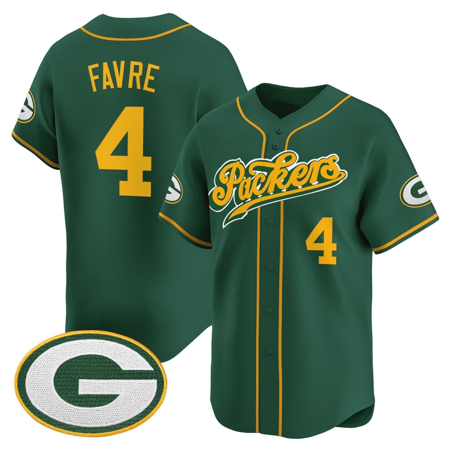 Men's Green Bay Packers 2025 Vapor Baseball Jersey V2 - All Stitched
