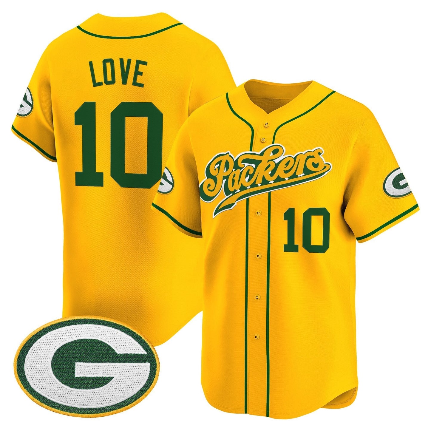 Men's Green Bay Packers 2025 Vapor Baseball Jersey V2 - All Stitched