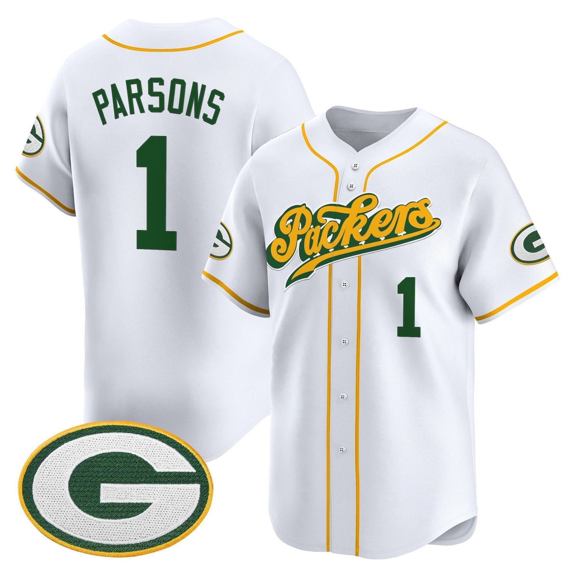 Men's Green Bay Packers 2025 Vapor Baseball Jersey V2 - All Stitched
