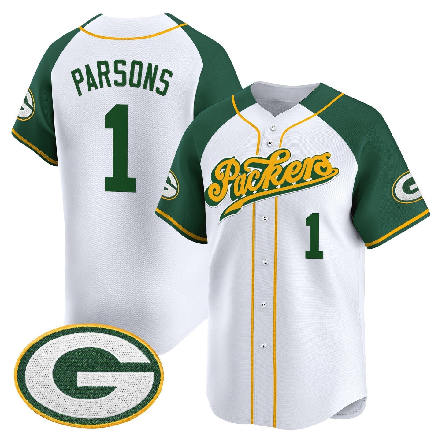 Men's Green Bay Packers 2025 Vapor Baseball Jersey V2 - All Stitched