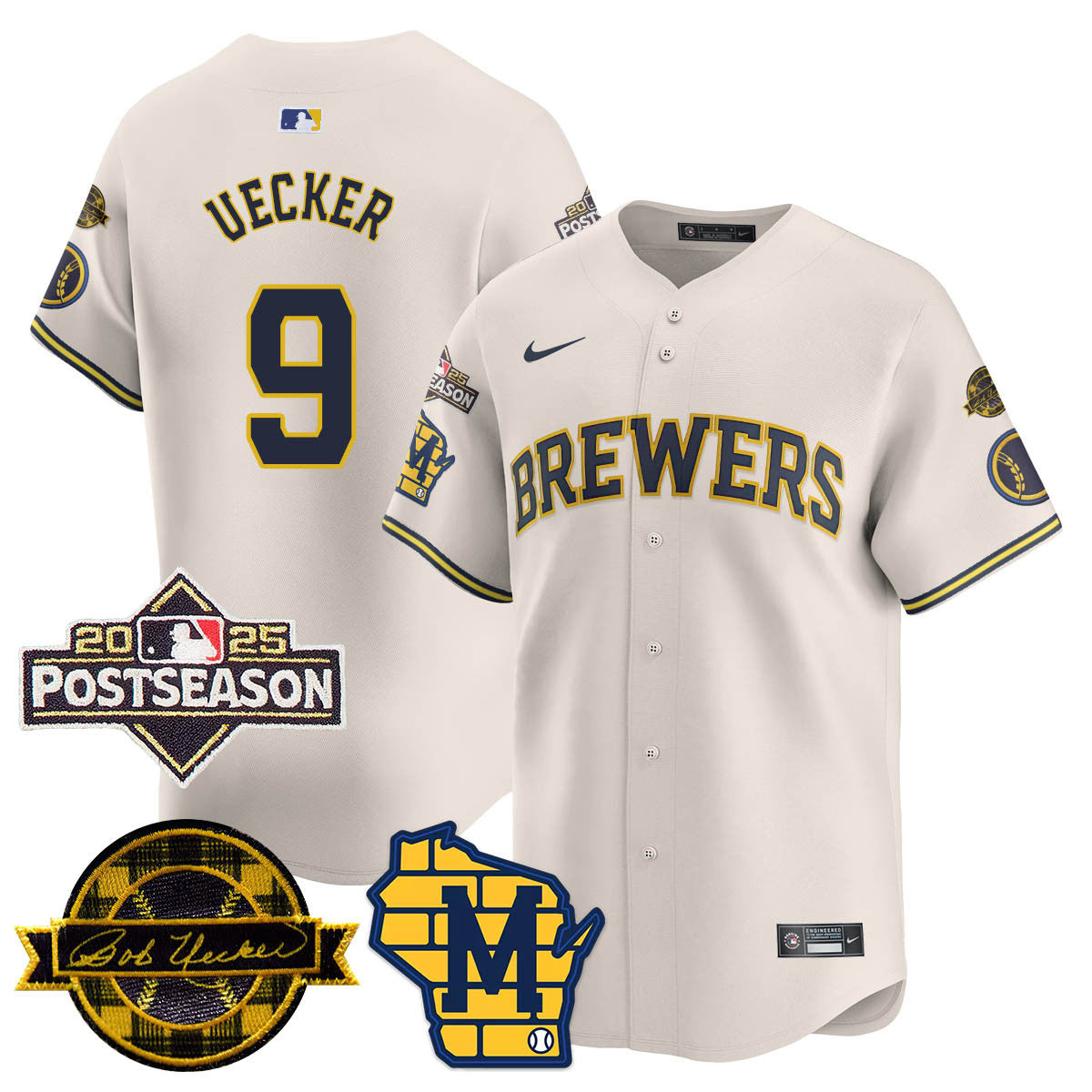 Milwaukee Brewers 2025 Postseason Jersey - All Stitched