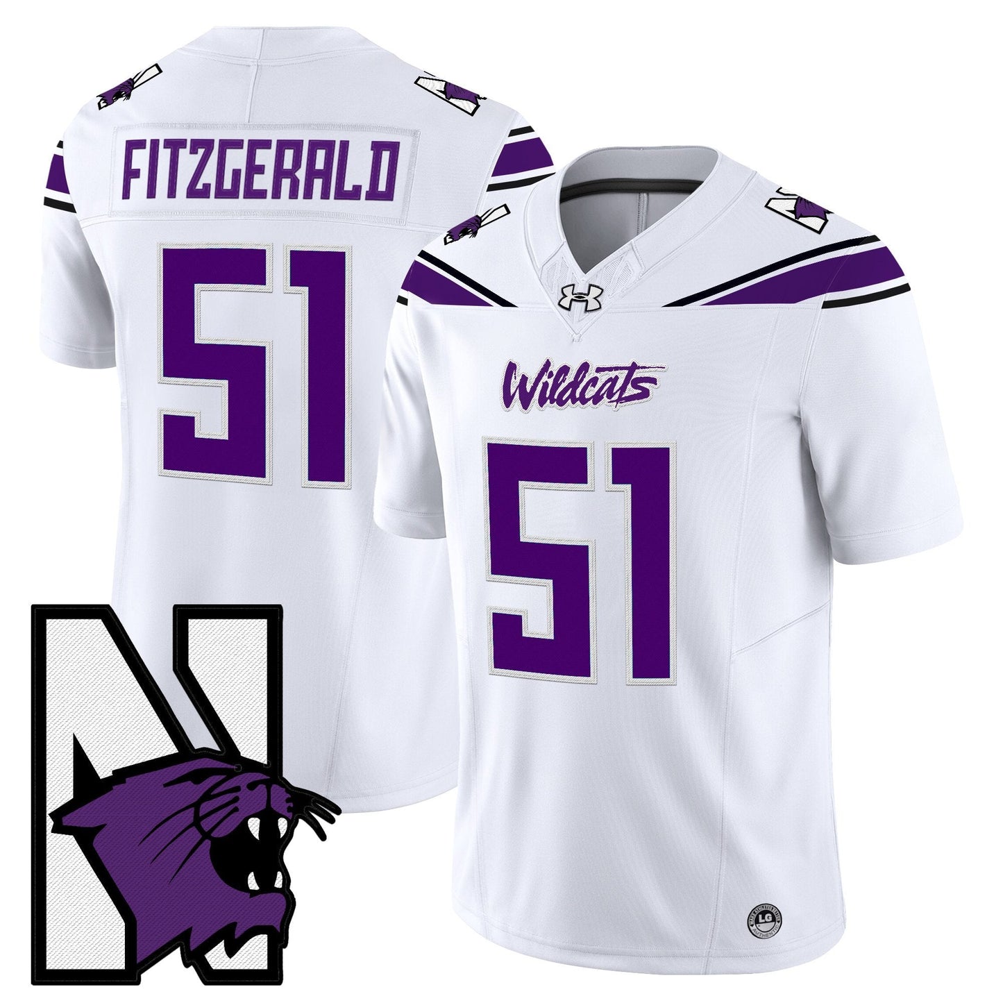 Men's Northwestern Wildcats Honoring ’95 Vapor Limited Jersey - All Stitched