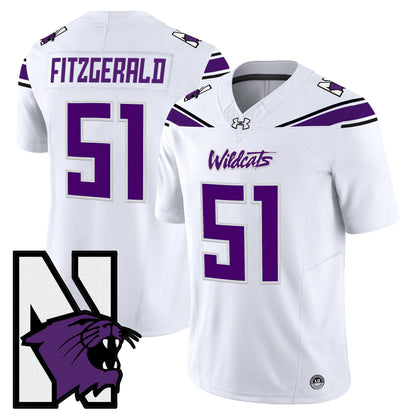 Men's Northwestern Wildcats Honoring ’95 Vapor Limited Jersey - All Stitched