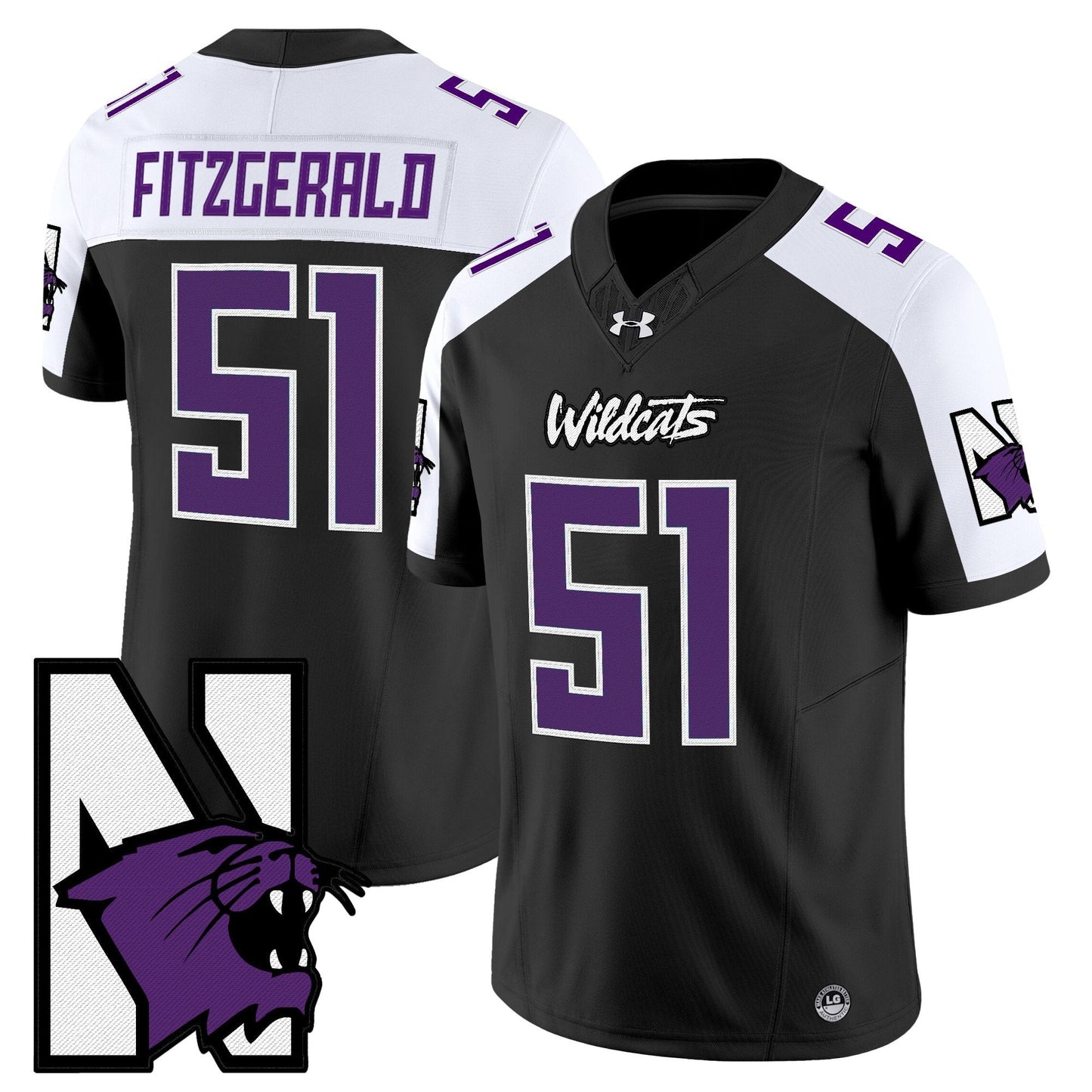 Men's Northwestern Wildcats Honoring ’95 Vapor Limited Jersey - All Stitched