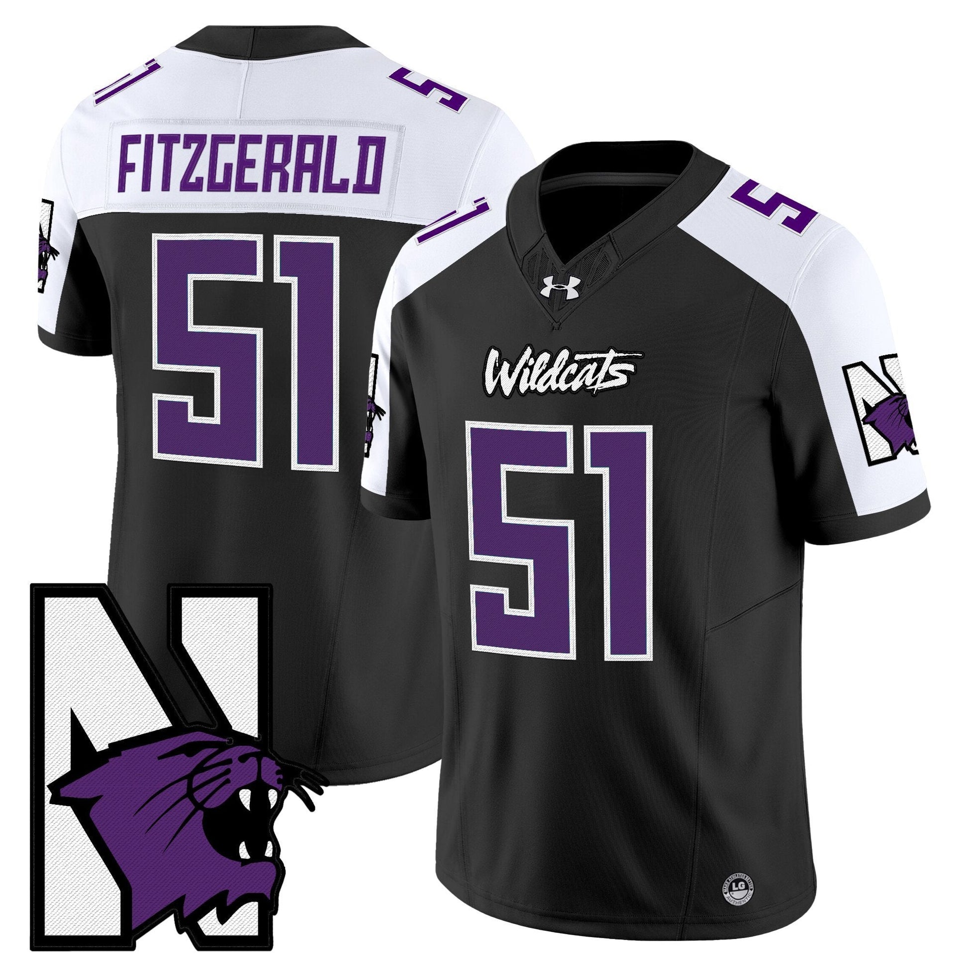 Men's Northwestern Wildcats Honoring ’95 Vapor Limited Jersey - All Stitched