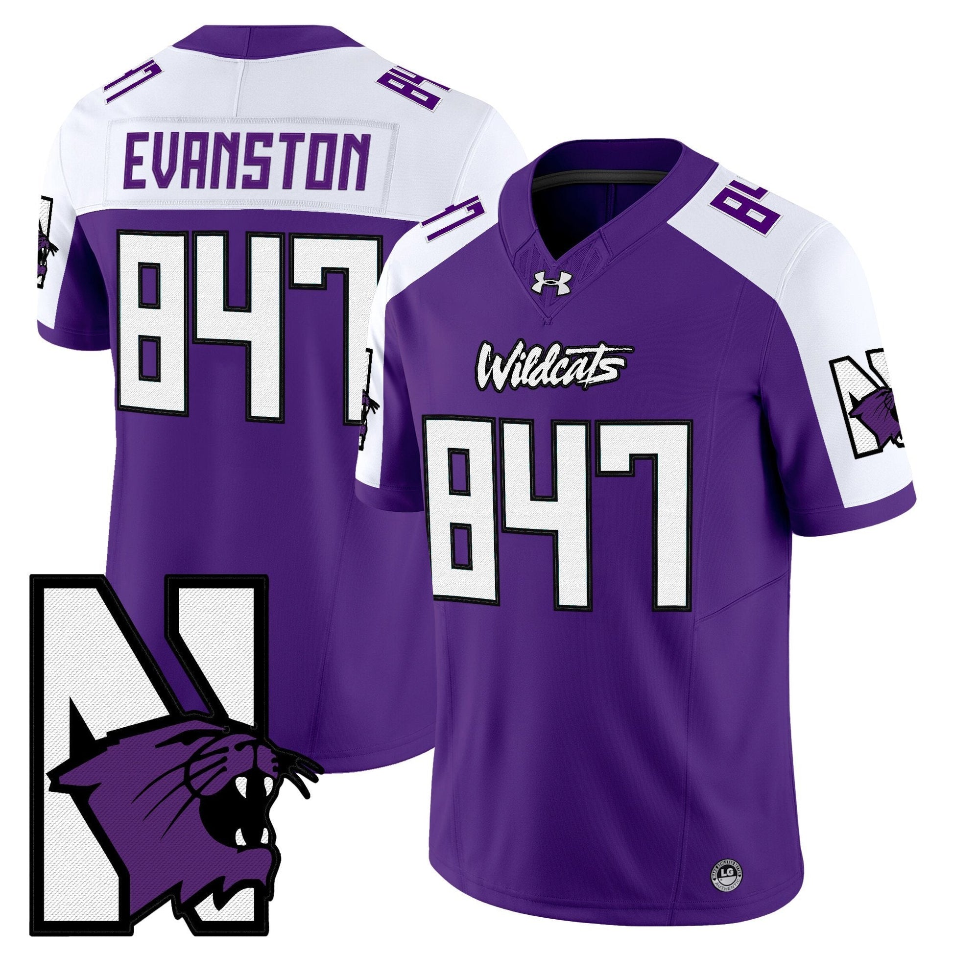 Men's Northwestern Wildcats Honoring ’95 Vapor Limited Jersey - All Stitched