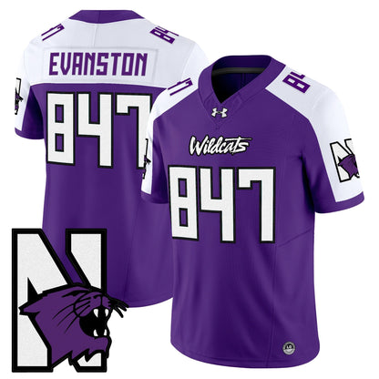 Men's Northwestern Wildcats Honoring ’95 Vapor Limited Jersey - All Stitched