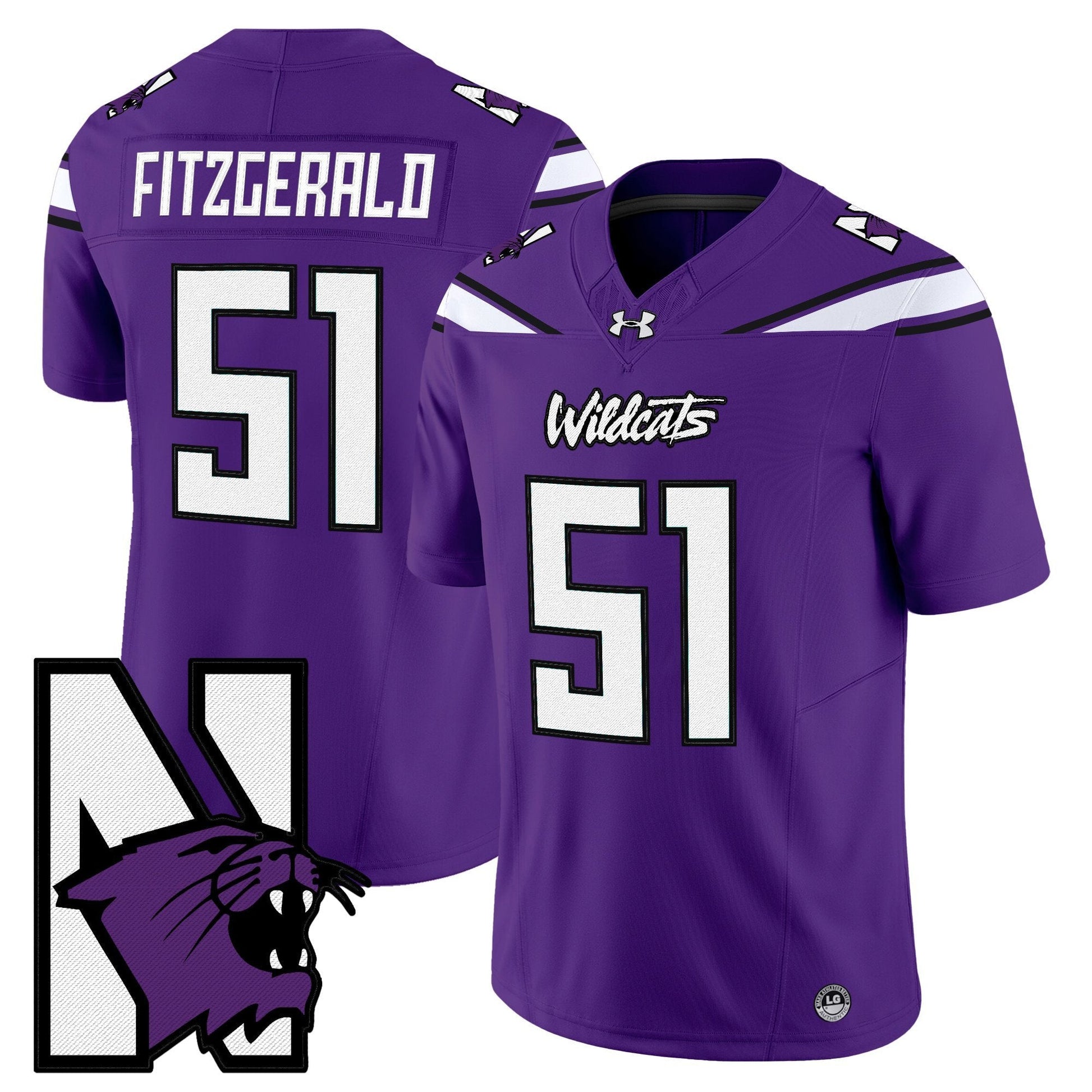 Men's Northwestern Wildcats Honoring ’95 Vapor Limited Jersey - All Stitched