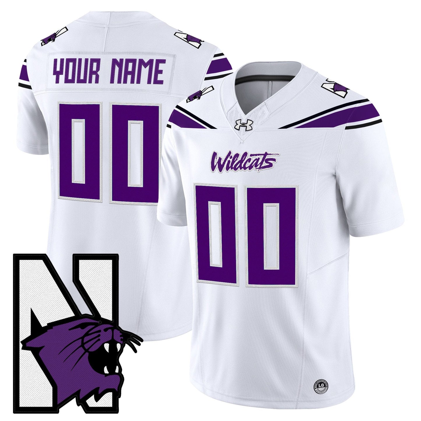 Northwestern Wildcats Honoring ’95 Vapor Limited Custom Jersey - All Stitched