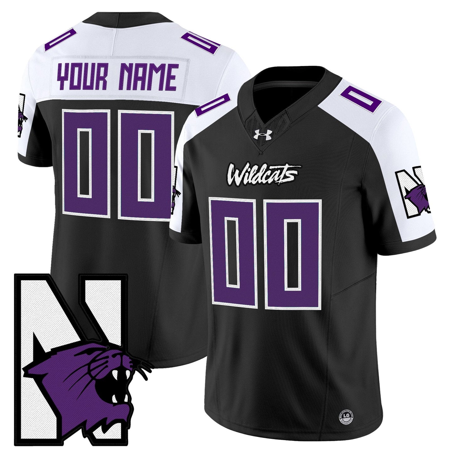 Northwestern Wildcats Honoring ’95 Vapor Limited Custom Jersey - All Stitched