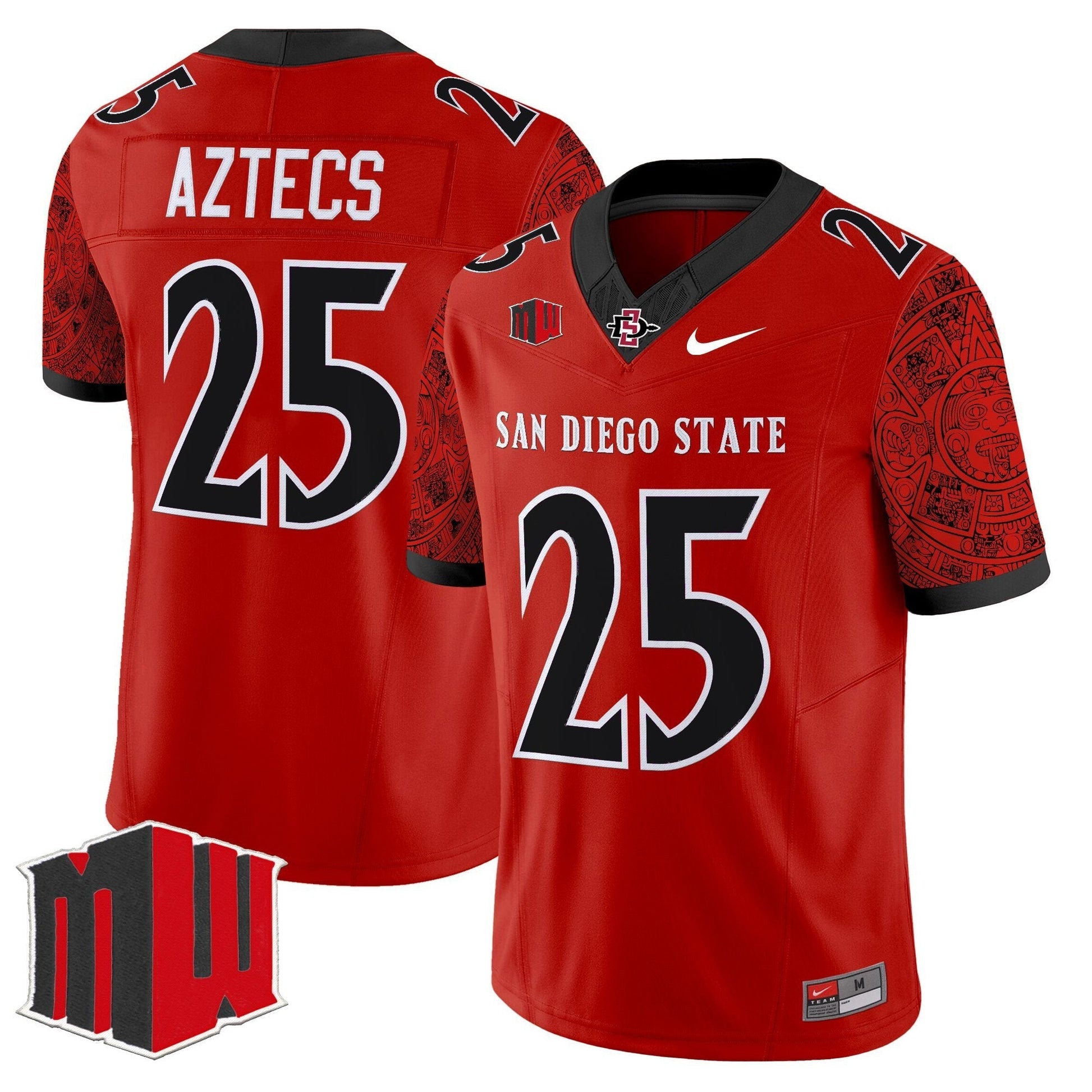 Men's San Diego State Aztecs 2025 Vapor Limited Jersey - All Stitched