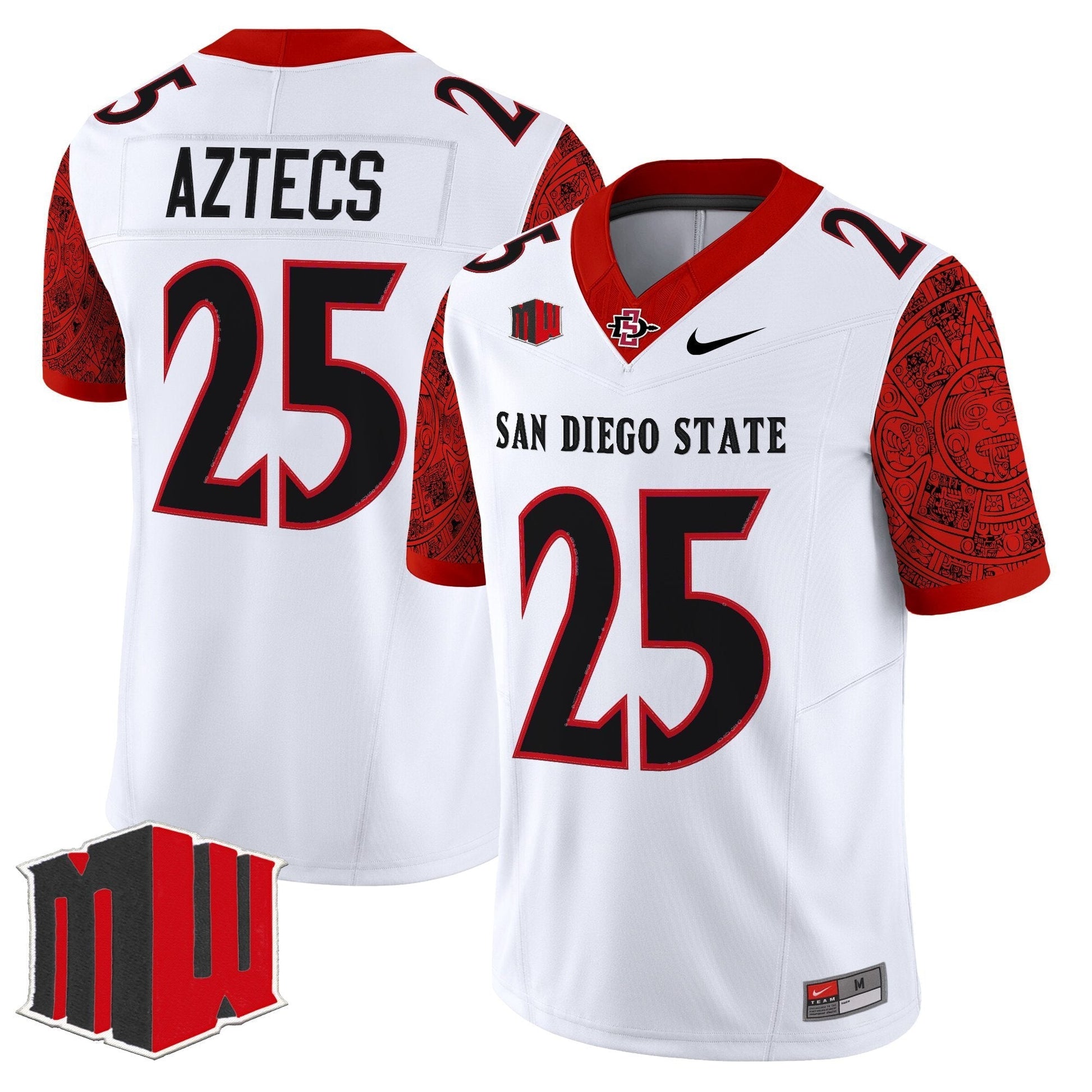 Men's San Diego State Aztecs 2025 Vapor Limited Jersey - All Stitched