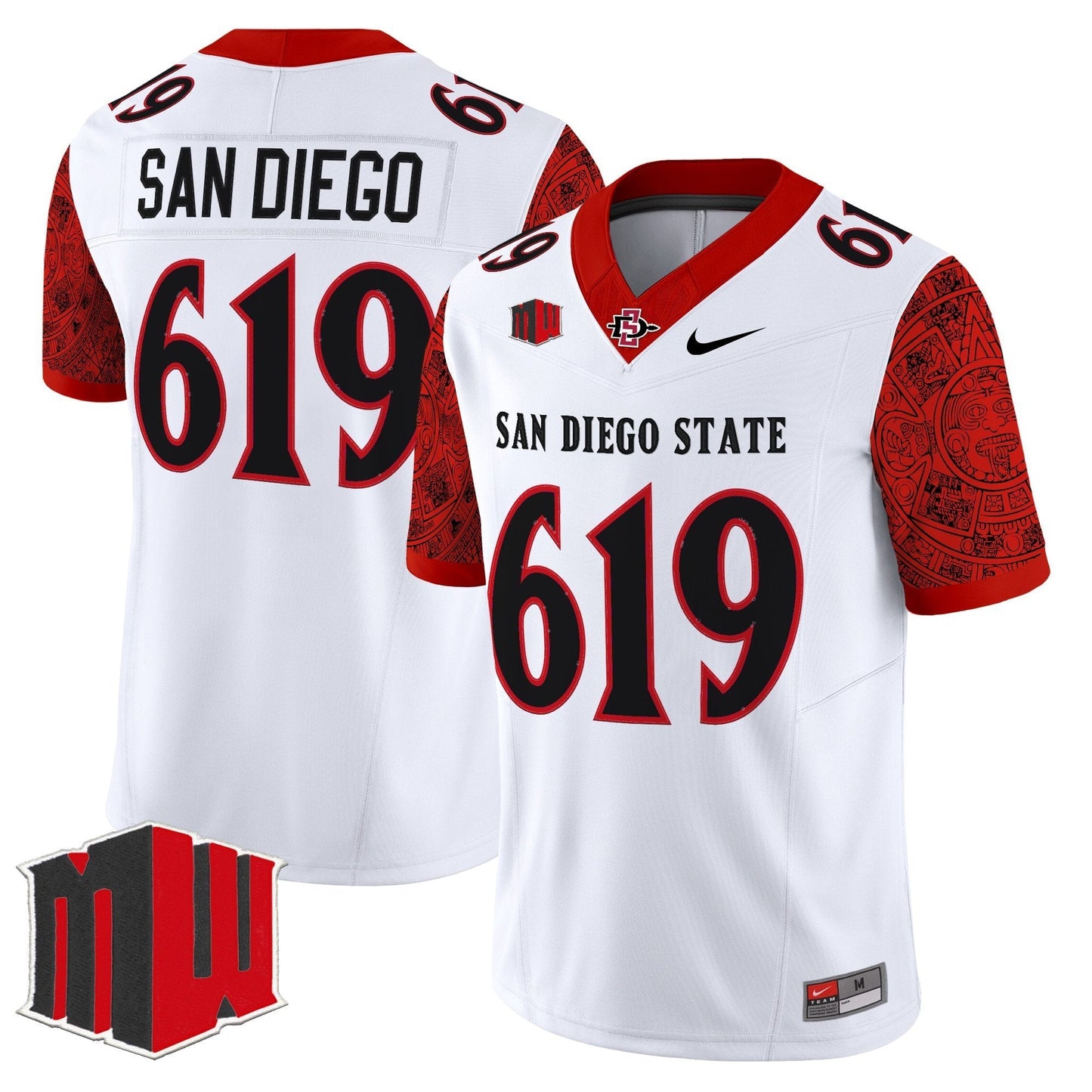 Men's San Diego State Aztecs 2025 Vapor Limited Jersey - All Stitched