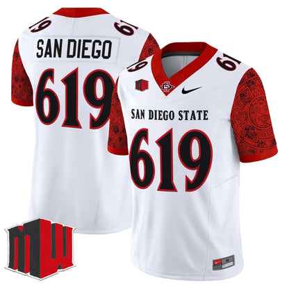 Men's San Diego State Aztecs 2025 Vapor Limited Jersey - All Stitched