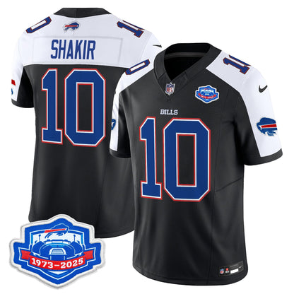 Men's Buffalo Bills 2025 Farewell Season Patch Vapor Limited Jersey - All Stitched