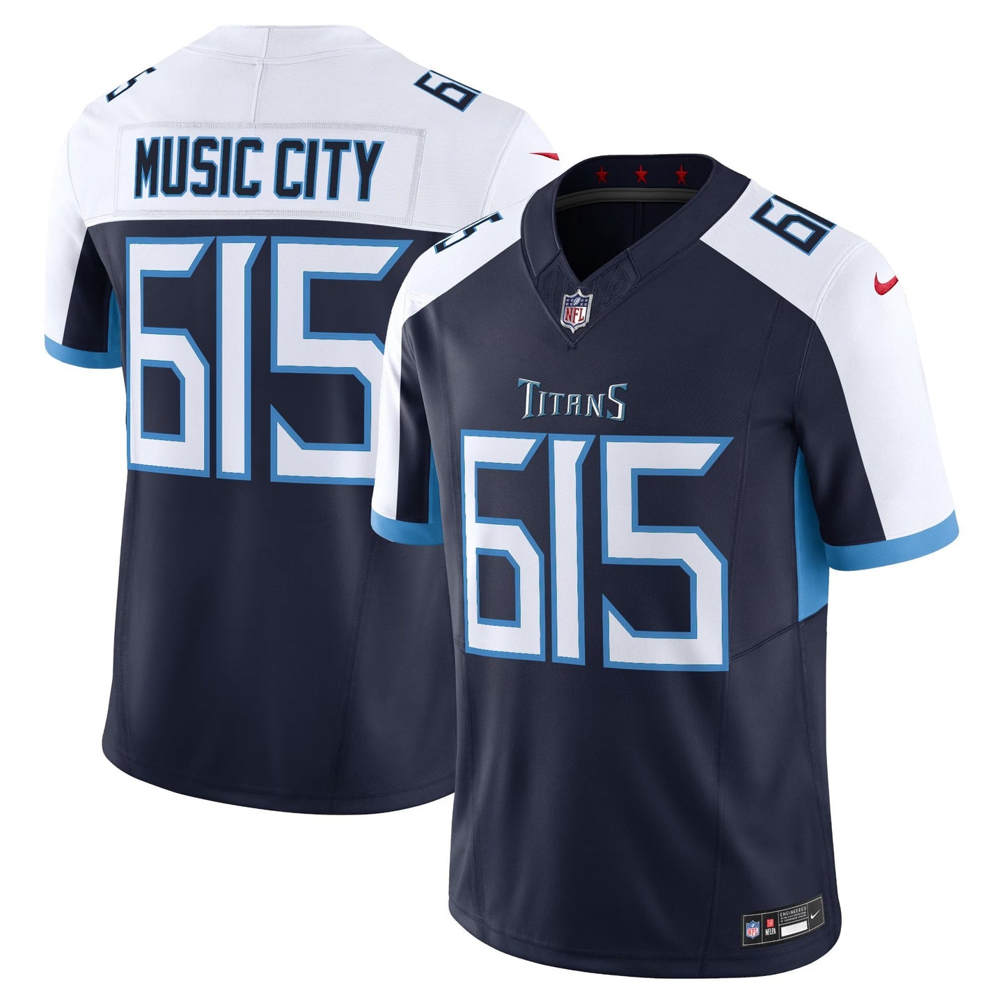 Men's Tennessee Titans 2025 Vapor Limited Jersey - All Stitched