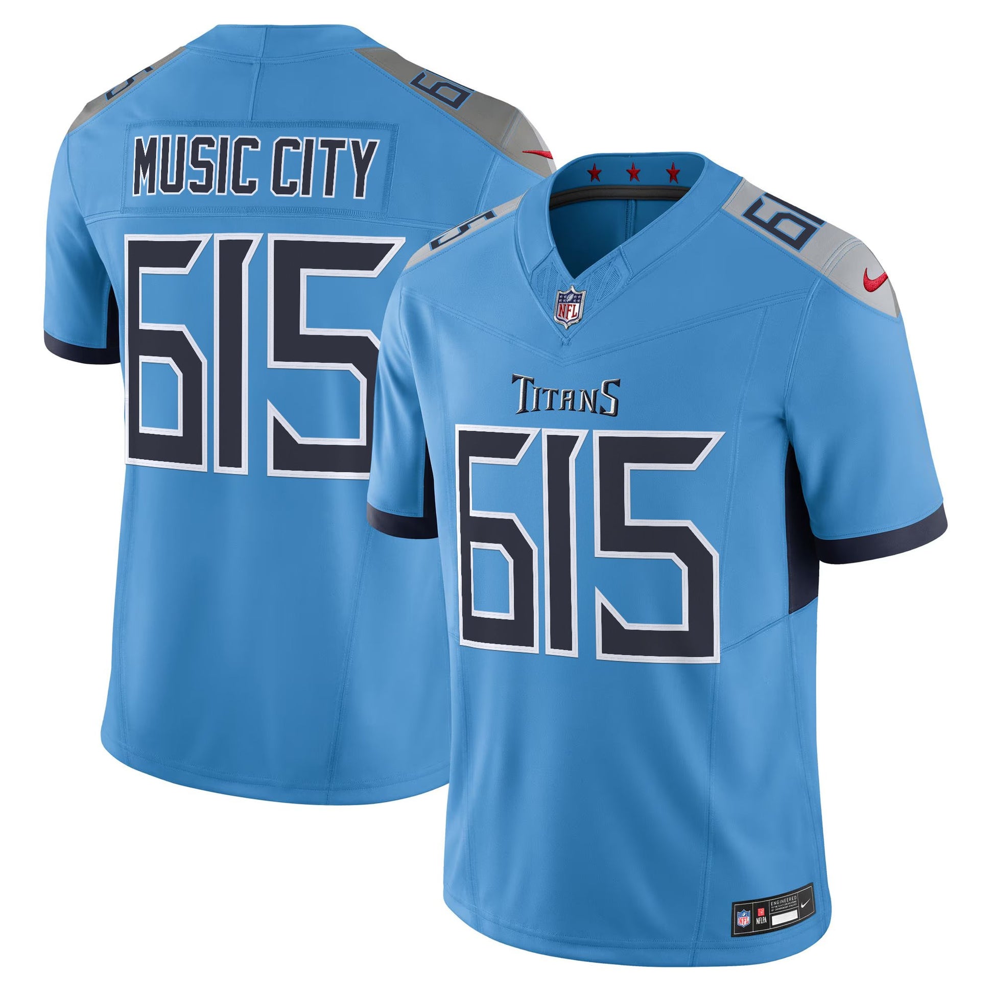 Men's Tennessee Titans 2025 Vapor Limited Jersey - All Stitched
