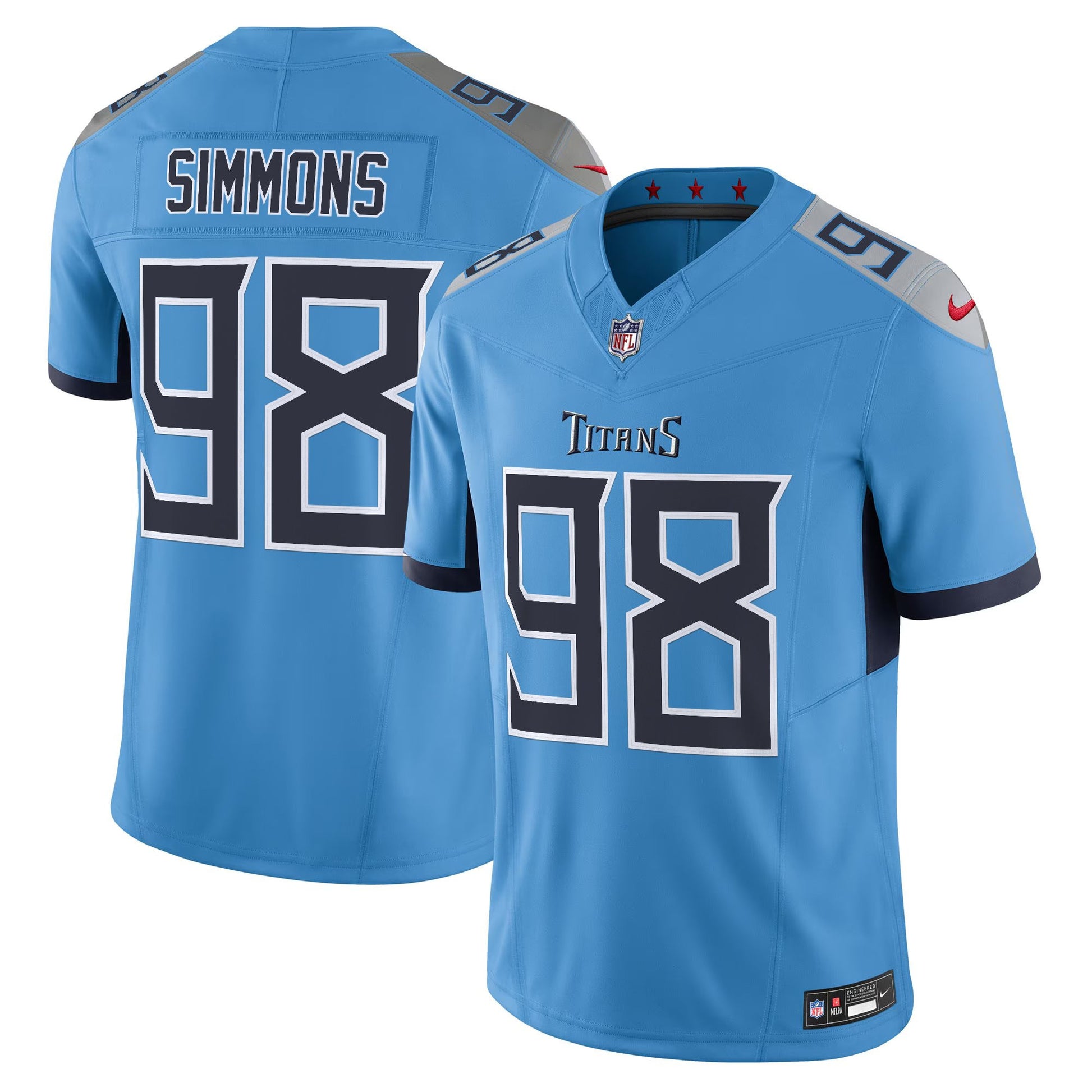 Men's Tennessee Titans 2025 Vapor Limited Jersey - All Stitched
