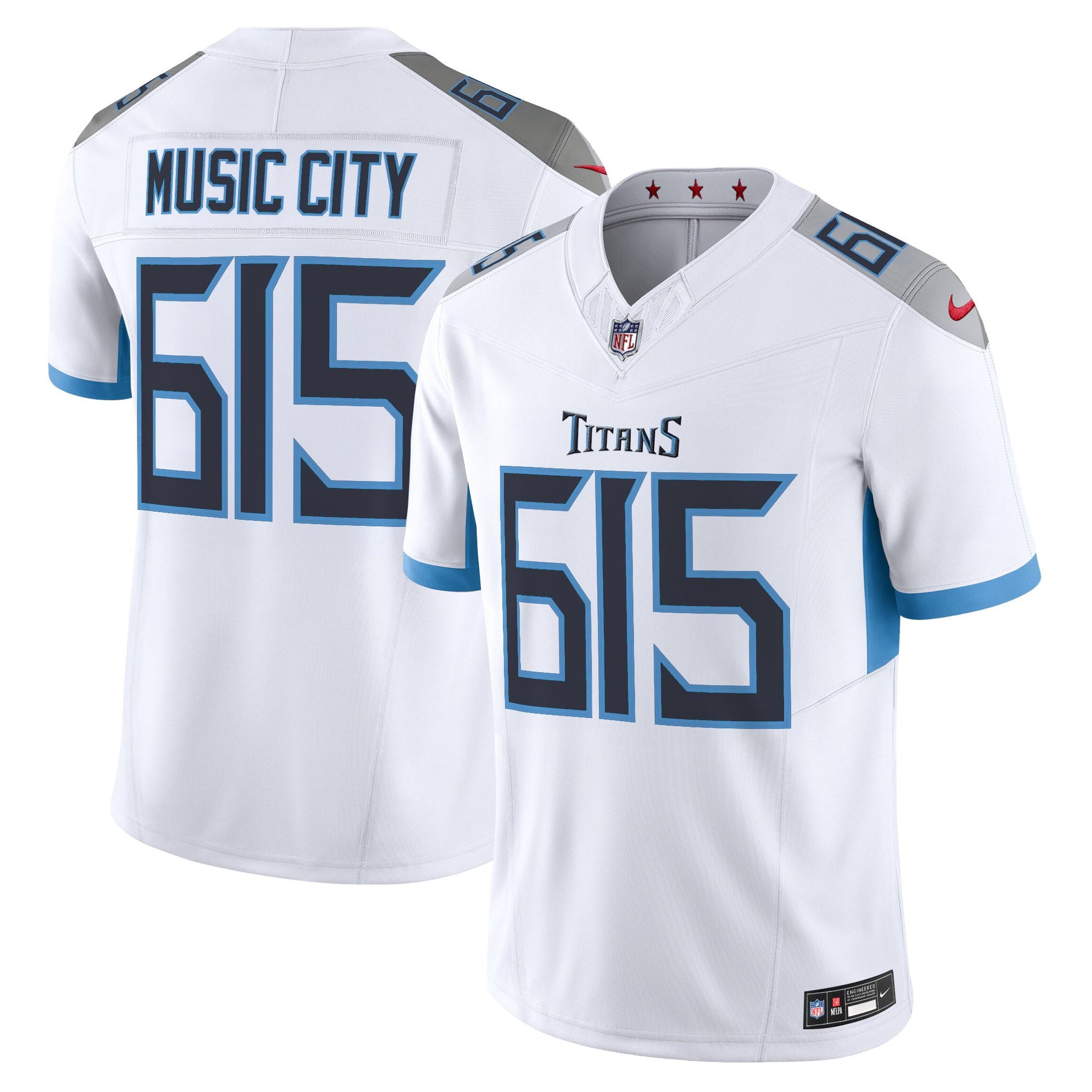 Men's Tennessee Titans 2025 Vapor Limited Jersey - All Stitched