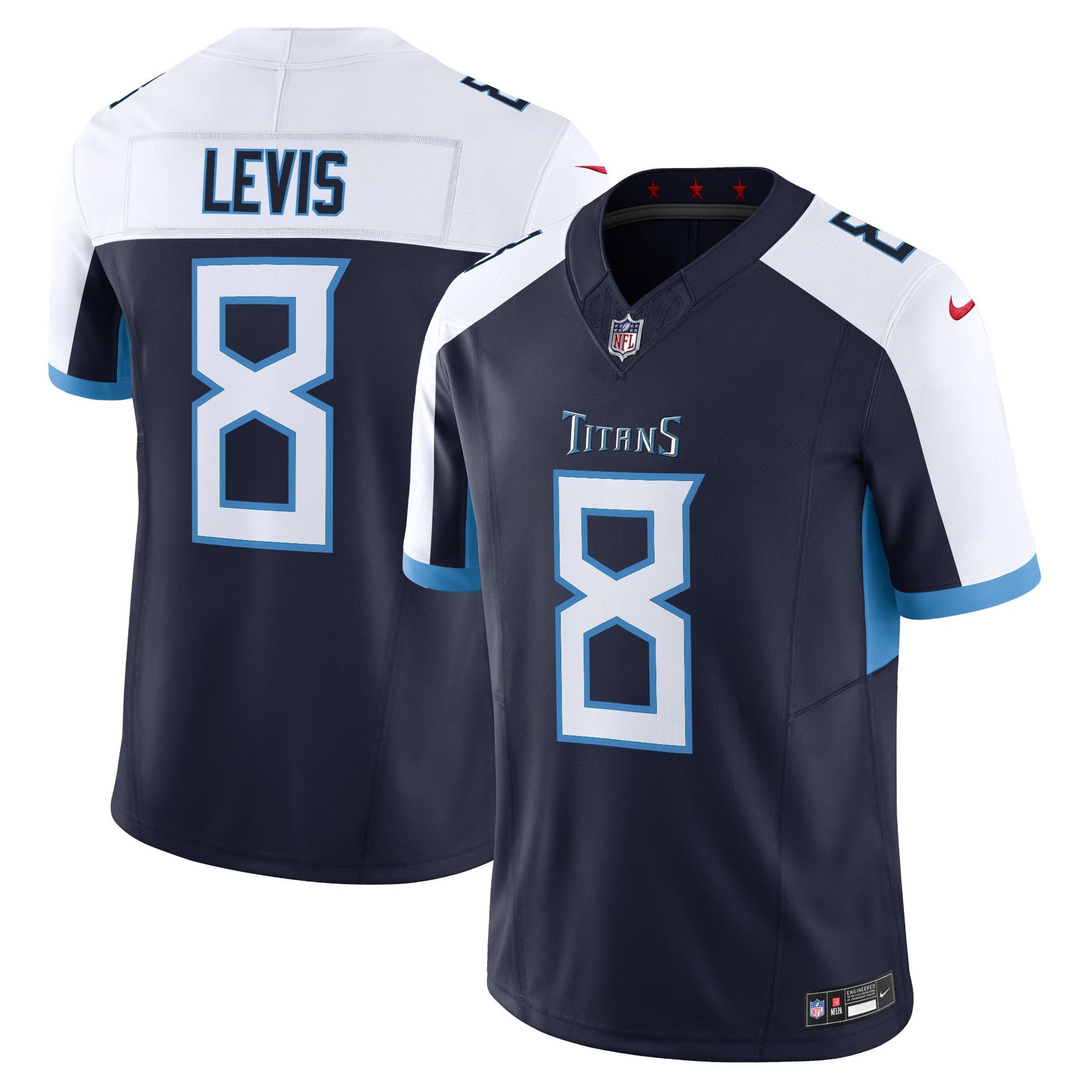 Men's Tennessee Titans 2025 Vapor Limited Jersey - All Stitched