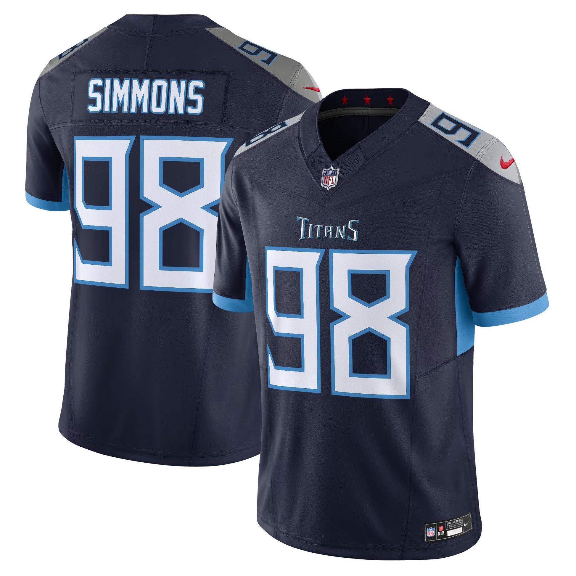 Men's Tennessee Titans 2025 Vapor Limited Jersey - All Stitched