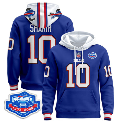 Men's Buffalo Bills 2025 Farewell Season Patch Pullover Hoodie - All Stitched