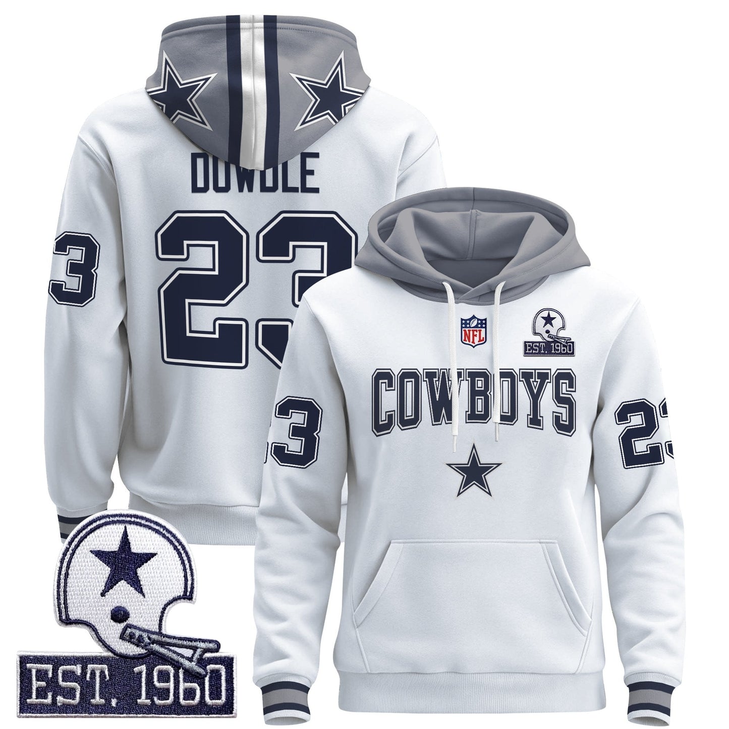 Men's Dallas Cowboys 2025 Premium Pullover Hoodie - All Stitched