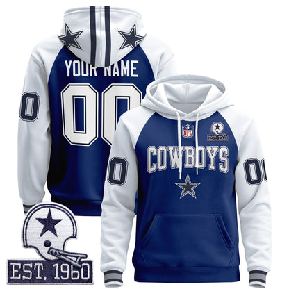 Dallas Cowboys 2025 Premium Custom Pullover Hoodie - All Stitched